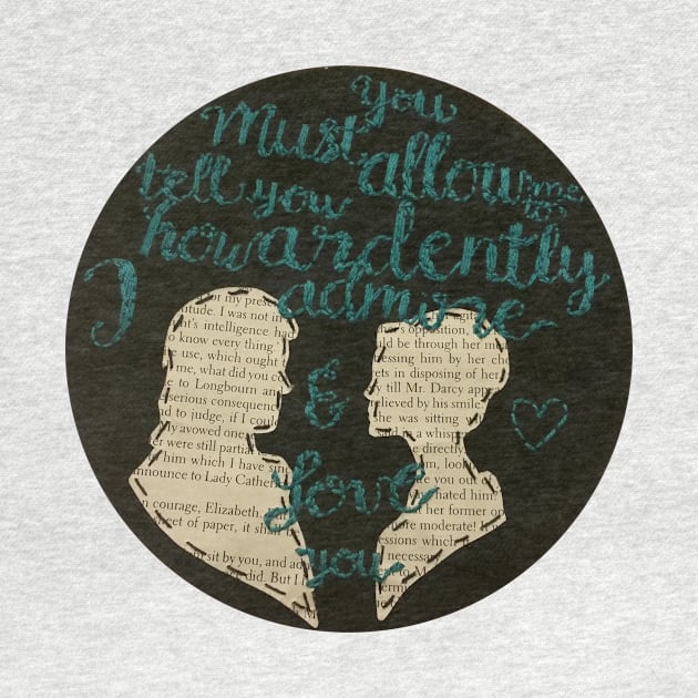 Ardently Pride and Prejudice Embroidery by DamSamiam